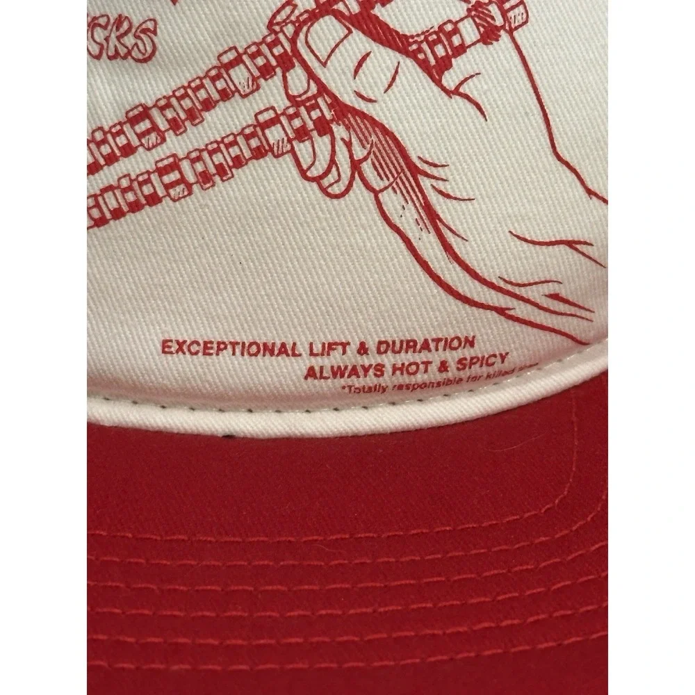 Vintage Hoonigan Chopsticks Red Mesh‎ Trucker SnapBack Hat